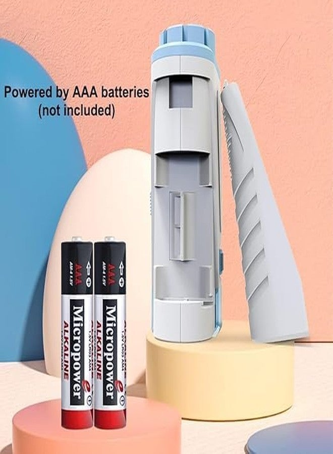 Vroxy مجهر Vroxy Zoom 60x-160x لمراقبة الأطفال، مجهر محمول للأطفال مع حامل للهاتف وإضاءة LED، مجموعة ألعاب مجهر صغير تعليمي علمي للأطفال (قطعة واحدة) - Image 4